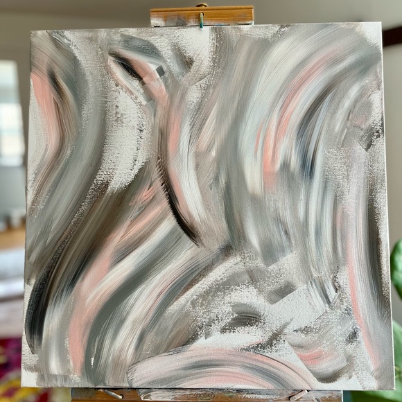 Original Acrylic painting - Ballet Slippers - Picture 3 of 7